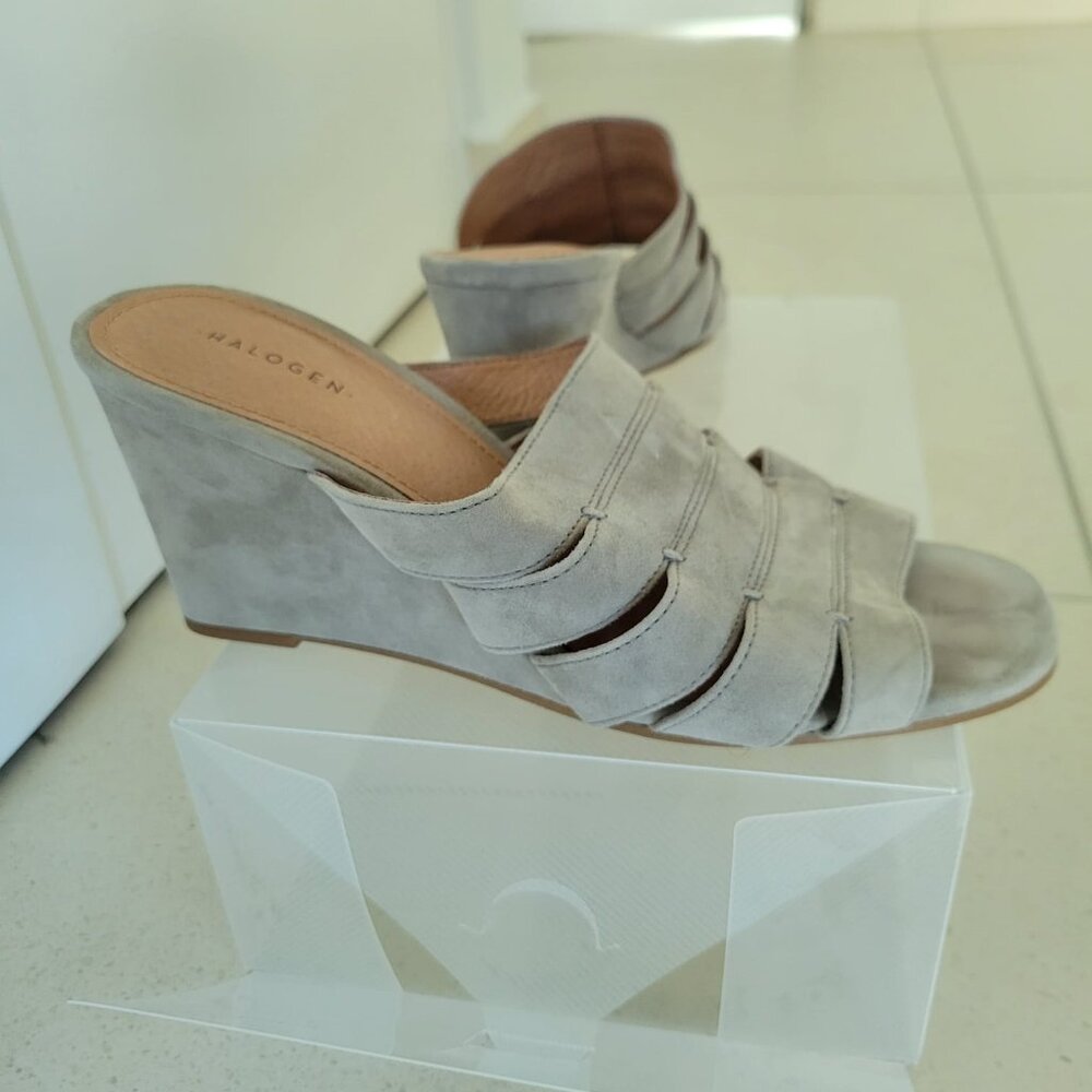 Halogen Annabelle Wedge Slide Sandal Size 8M